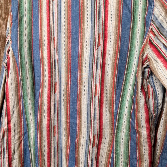 Ralph‎ Lauren Western Diamond Pearl Snap Button Navajo Large Aztec Indian Cowboy - Picture 8 of 8